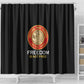 Honoring the First Black Marines Shower Curtain Montford Point Heroes - Black - African Pride