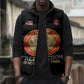 Personalized Proud to Honor Montford Point Marines Sleeveless Puffer Jacket Freedom Is Not Free - Black