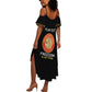 Personalized Honoring the First Black Marines Summer Maxi Dress Montford Point Heroes - Black - African Pride