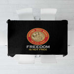 Honoring the First Black Marines Tablecloth Montford Point Heroes - Black - African Pride