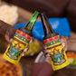 Afro Zimbabwe Christmas 4 in 1 Can Cooler Tumbler Coat Of Arms - African Pattern