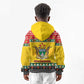 Afro Zimbabwe Christmas Kid Hoodie Coat Of Arms - African Pattern