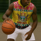 Afro Zimbabwe Christmas Sleeveless Zip Hoodie Coat Of Arms - African Pattern - African Pride