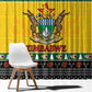 Afro Zimbabwe Christmas Window Curtain Coat Of Arms - African Pattern