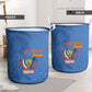 Afro DR Congo Football Laundry Basket Viva Les Leopards - Blue - African Pride