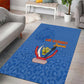 Afro DR Congo Football Area Rug Viva Les Leopards - Blue - African Pride