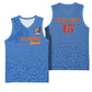 Afro DR Congo Football Custom Basketball Jersey Viva Les Leopards - Blue - African Pride