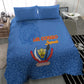 Afro DR Congo Football Bedding Set Viva Les Leopards - Blue - African Pride