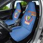 Afro DR Congo Football Car Seat Cover Viva Les Leopards - Blue - African Pride
