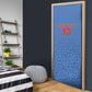 Custom DR Congo Football Door Cover Go Champions Leopards - Blue