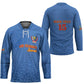 Custom DR Congo Football Hockey Jersey Go Champions Leopards - Blue