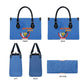 DR Congo Football Leather Bag Go Champions Leopards - Blue