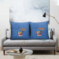 DR Congo Football Pillow Cover Go Champions Leopards - Blue