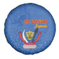 Afro DR Congo Football Spare Tire Cover Viva Les Leopards - Blue - African Pride
