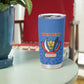Afro DR Congo Football Custom Tumbler Cup Viva Les Leopards - Blue - African Pride