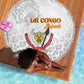 Afro DR Congo Football Beach Blanket Viva Les Leopards - White - African Pride