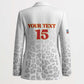 Custom DR Congo Football Blazer Go Champions Leopards - White