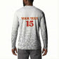 Custom DR Congo Football Button Sweatshirt Go Champions Leopards - White