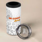 Afro DR Congo Football Custom 4 in 1 Can Cooler Tumbler Viva Les Leopards - White - African Pride