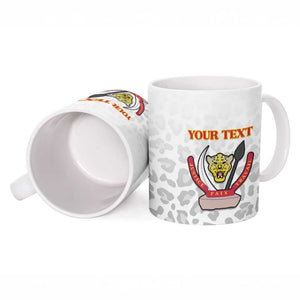Custom DR Congo Football Ceramic Mug Go Champions Leopards - White