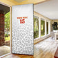 Custom DR Congo Football Door Cover Go Champions Leopards - White