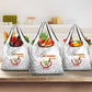 Afro DR Congo Football Grocery Bag Viva Les Leopards - White - African Pride