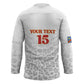 Custom DR Congo Football Hockey Jersey Go Champions Leopards - White