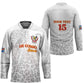 Custom DR Congo Football Hockey Jersey Go Champions Leopards - White