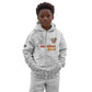 Afro DR Congo Football Custom Kid Hoodie Viva Les Leopards - White - African Pride