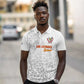 Afro DR Congo Football Custom Polo Shirt Viva Les Leopards - White - African Pride