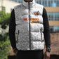 Custom DR Congo Football Sleeveless Puffer Jacket Go Champions Leopards - White