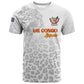 Afro DR Congo Football Custom T shirt Viva Les Leopards - White LT15