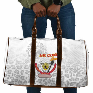DR Congo Football Travel Bag Go Champions Leopards - White