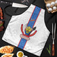 DR Congo Football Apron Leopards Mix Kuba Raffia Pattern