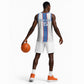 Afro DR Congo Football Custom Basketball Jersey Leopards Never Give Up - African Pride