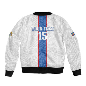 Afro DR Congo Football Custom Bomber Jacket Leopards Never Give Up - African Pride