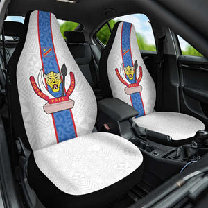 Afro DR Congo Football Car Seat Cover Leopards Never Give Up - African Pride