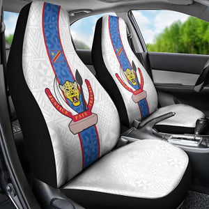 Afro DR Congo Football Car Seat Cover Leopards Never Give Up - African Pride