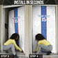 Custom DR Congo Football Door Cover Leopards Mix Kuba Raffia Pattern