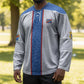 Custom DR Congo Football Hockey Jersey Leopards Mix Kuba Raffia Pattern