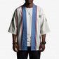 Custom DR Congo Football Kimono Leopards Mix Kuba Raffia Pattern