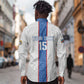 Afro DR Congo Football Custom Long Sleeve Button Shirt Leopards Never Give Up - African Pride