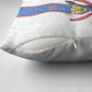 DR Congo Football Pillow Cover Leopards Mix Kuba Raffia Pattern