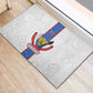 Afro DR Congo Football Rubber Doormat Leopards Never Give Up - African Pride