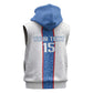 Afro DR Congo Football Custom Sleeveless Hoodie Leopards Never Give Up - African Pride