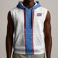 Afro DR Congo Football Custom Sleeveless Hoodie Leopards Never Give Up - African Pride