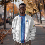 Afro DR Congo Football Custom Sweatshirt Leopards Never Give Up - African Pride