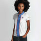Afro DR Congo Football Custom Women Polo Shirt Leopards Never Give Up - African Pride