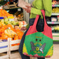 Personalized Afro Sao Tome and Principe Grocery Bag Coat Of Arms - African Pattern