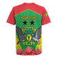 Personalized Afro Sao Tome and Principe Rugby Jersey Coat Of Arms - African Pattern